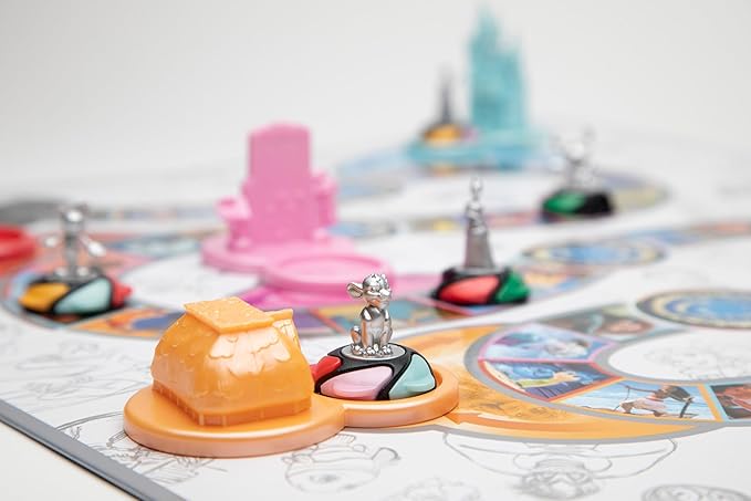 PlayMonster The Magical World of Disney Trivia Games – Board Games for Family Night, Family Games, Multi-Player Board Game, Family Board Game, Travel Games, Disney Game, Ages 6+