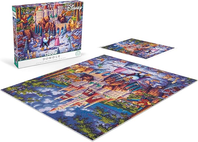Ceaco - Disney - Dowdle - Beauty & The Beast Finding Love - 1500 Piece Jigsaw Puzzle