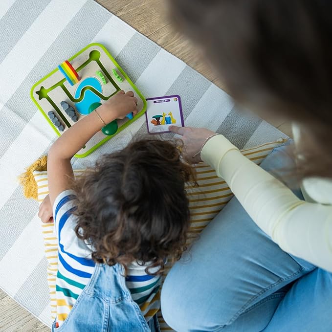 SmartGames Safari Park Jr. Preschool Puzzle Game with 60 Challenges for Ages 3 and Up