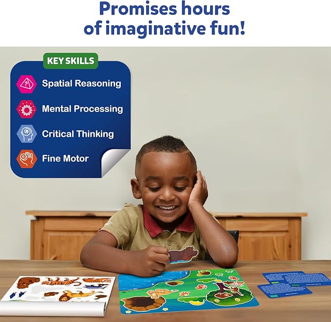 Skillmatics Activity Kit - Creative Storytelling & Skill Building with 150+ Reusable Stickers, Educational, Mess-Free Fun, Preschool & Kindergarten Toy, Gifts for Kids Ages 3, 4, 5, 6, 7