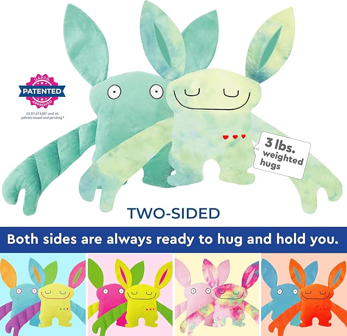 Weighted Plush Toy – Machine Washable Calming Stuffed Animal for Kids – Arms and Body are Weighted to Give a Realistic Hug – Soft Companion for Playtime, Naptime & Travel (Shloof)