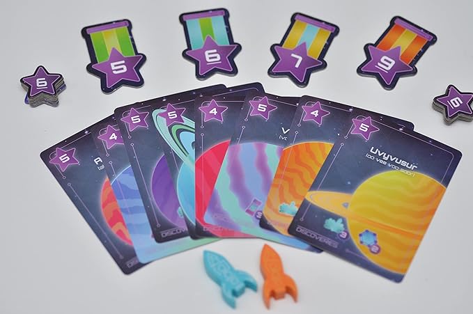 Galaxy Rush | 2 Player Strategic Card Game with Engine Building, Set Collection, Card Drafting and Racing
