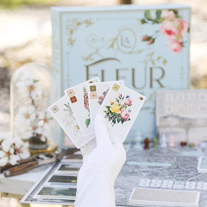 La Fleur Board Game | Family Board Game | Rococo Garden Building for Plant Lovers | Beautiful Historic Artwork | Ages 8+ | for 1-4 Players | Easy to Learn
