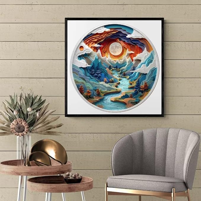 3D Vision Puzzles 300 Pieces 13.4x13.3in Gifts Adults