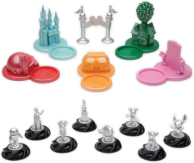PlayMonster The Magical World of Disney Trivia Games – Board Games for Family Night, Family Games, Multi-Player Board Game, Family Board Game, Travel Games, Disney Game, Ages 6+