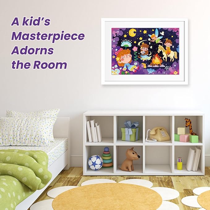 ELX Jigsaw Puzzle for Kids 3+, Floor Puzzle for Preschool Learning (19.7 X 15 in) (YGPT-Dream)