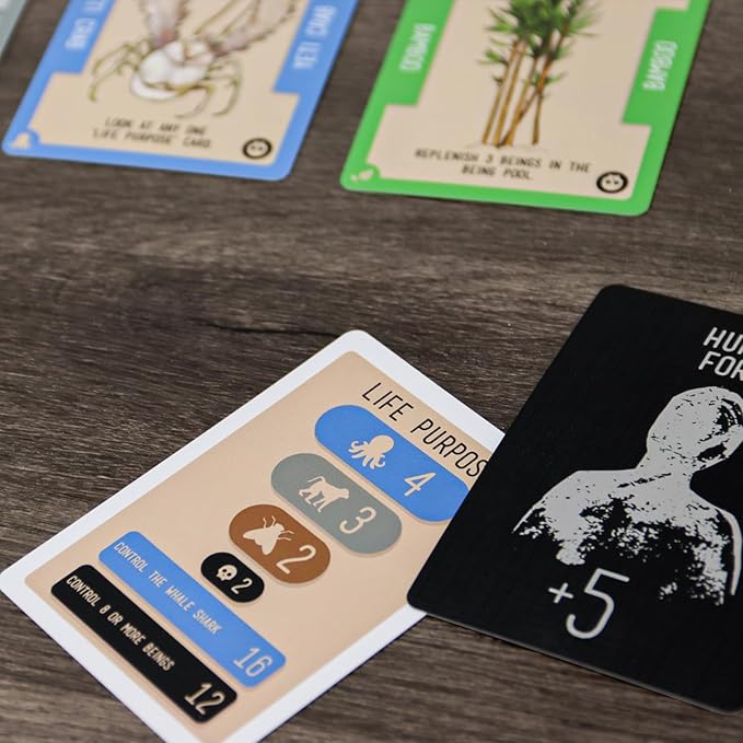 Reincardnated A Turn-Based Deck Drafting Card Game - Strategy Party Game for 2-6 Players on Family Game Night