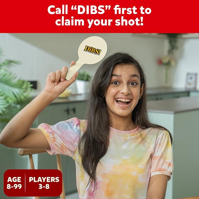 Skillmatics Card Game - DIBS, Fast-Paced Trivia Game, Fun & Educational Game for Family, Friends, and Parties, Quick Thinking, 10 Categories, Gifts for Kids, Teens, and Adults Ages 8, 9, 10 & Up