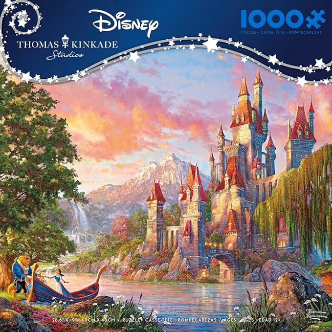 Ceaco - Thomas Kinkade - Disney - Beauty & The Beast II - 1000 Piece Jigsaw Puzzle