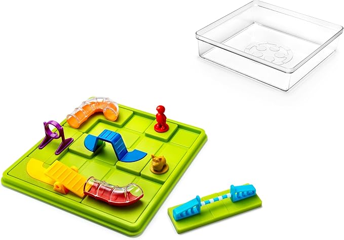 SmartGames Smart Dog: Agility Course Travel-Friendly Logic Game for Ages 7 - Adult with 60 Challenges