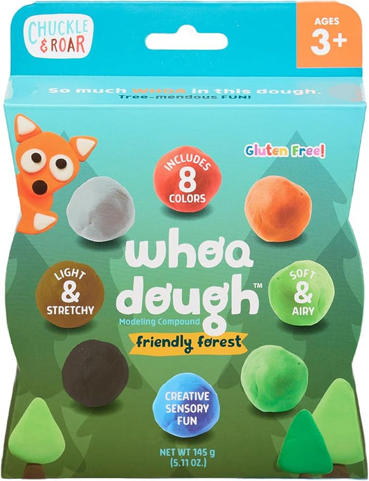 Whoa Dough Air Dry Clay Friendly Forest 8 Pack by Chuckle and Roar