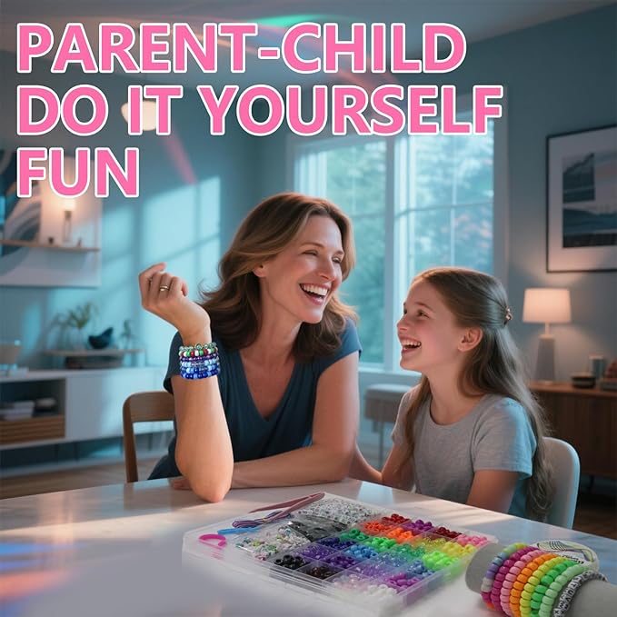 LIS HEGENSA Pony Beads Bulk,Kandi Beads for Necklace Jewelry Making Hair Braiding,Bracelets Making Kits,Hair Bead,Bracelet Beads,Plastic Beads for Crafts Braids Girls (96 Color,4500PCS)