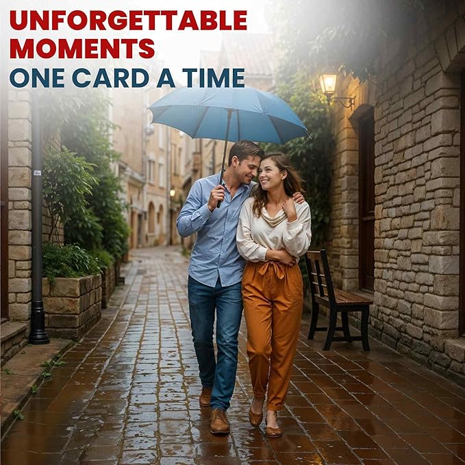 QUOKKA 50 Surprise Ideas Gifts for Couples Version II – Romantic Scratch-Off Gifts – Fun & Romantic Cards to Reconnect, Laugh & Explore Together – Birthday Wedding Anniversary Idea (Set 2)