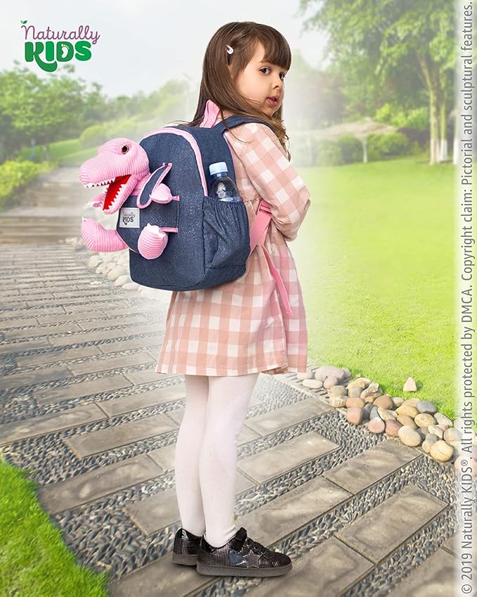 Pink Dinosaur Toys for Kids 5-7, Gifts for 5 Year Old Girls, 4 Year Old Girl Birthday Gift, Toddler Dinosaur Backpack