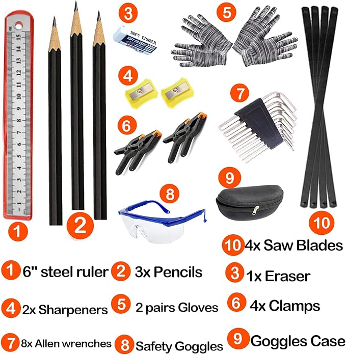 Kids Real Tools Set, Woodworking Tool Set, 38 Pieces with Tool Bag, Wood Workers Apron, Hand Saw,Children Construction Learning Gift