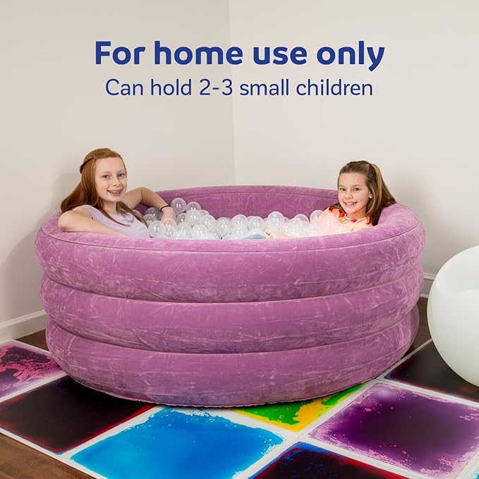 Fun and Function - Air-Lite Ball Pit for Toddlers & Kids - Indoor Soft Play Ball Pit - Big Blow Up/Inflatable - Sensory Tool for Kids w/Special Needs