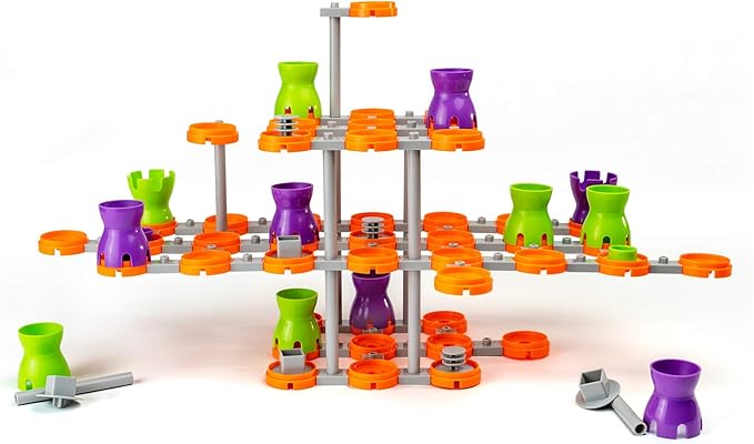 A 3D Tabletop Strategy Game : Family-Friendly 1-4 Player Innovative Board Games for Adults, Teens & Kids Ages 8+ (Great for STEAM Learning)