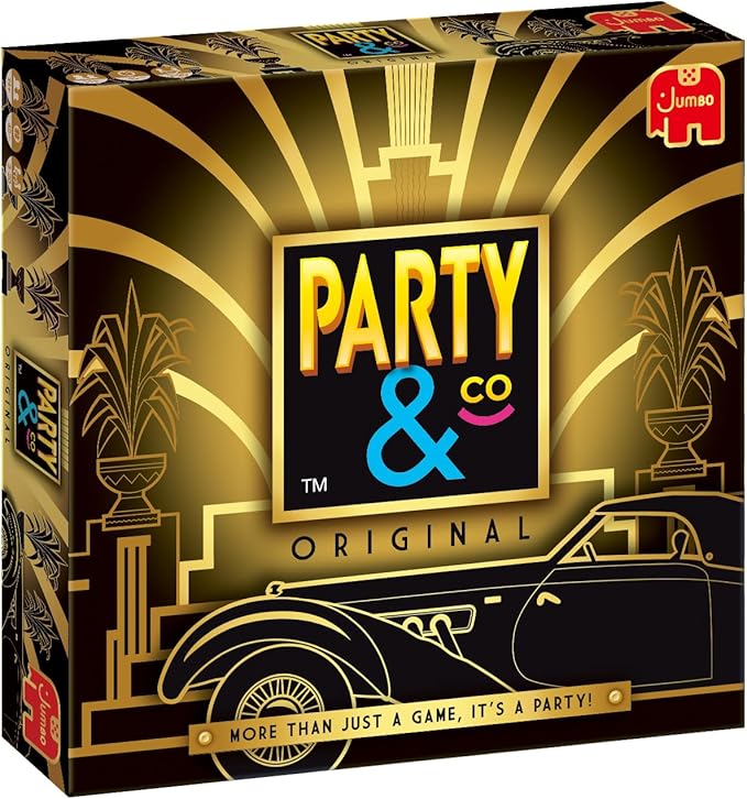 Jumbo Party & Co. Original Board Game - Fun Multi-Challenge Game for 14+ Years, Multiplayer Family Entertainment.