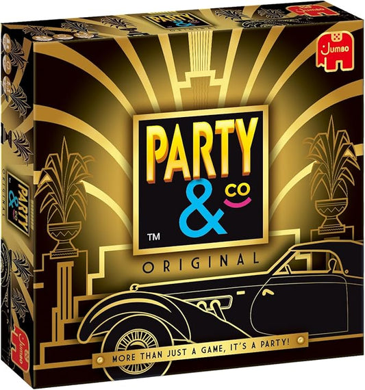 Jumbo Party & Co. Original Board Game - Fun Multi-Challenge Game for 14+ Years, Multiplayer Family Entertainment.