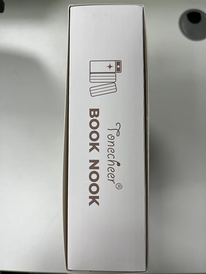 Tonecheer DIY Book Nook Kit for Adults,3D Wooden Puzzle Bookend Bookshelf Insert Library Decor, Booknook Miniature House Kit with Body Motion Sensor LED Light (Alice in Wonderland)