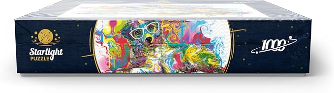 MyPuzzle Curious Pup - Premium 1000 Piece Jigsaw Puzzle for Adults