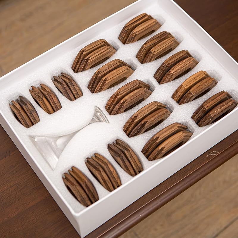 3D Wooden Soccer Puzzle, Handmade DIY Football Puzzle Gift for Kids, World Cup Souvenirs, Luxury Home Decoration Ball Ornaments, Decor for Bedroom, Living Room, Office - Solid Teakwood