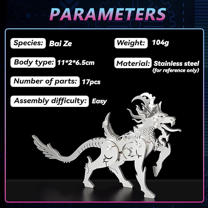 FILASLFT 3D Metal Puzzles,3D Metal Puzzle for Adults,Mechanical Model Kit Baize,Steel 3D Puzzles Stainless Steel Ornaments for Adults Home Decor Art Craft Gifts Toys.