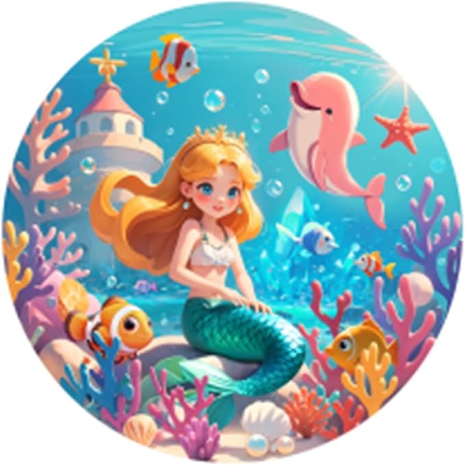 Double-Sided Mermaid Adventure 120 Piece Jigsaw Puzzle for Kids – Reversible Ocean Fantasy, Educational Puzzle Toy for Ages 8+, Family-Friendly & Durable