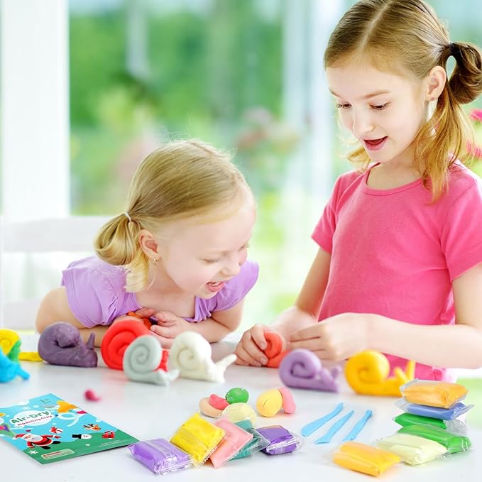 ARTPAR Air Dry Clay 66 Colors, Modeling Clay for Kids, Model Magic DIY Molding Clay Kit with Sculpting Tools, Soft & Ultra Light, Art and Crafts for Boys and Girls 3-12 Years Old.