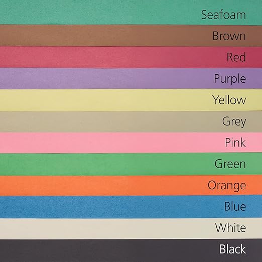 Colorations Lightweight Construction with Organizers - 2,400 Sheets - 9" x 12", Assorted Colors, Bulk Arts and Crafts Supplies, Classroom Must Haves