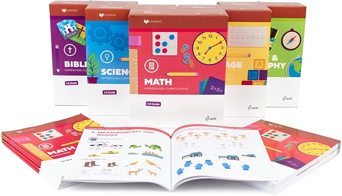 Lifepac 5 Subject Complete Set Grade 1