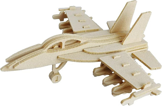 3D Puzzle for Kids, Felt Fighter Plane 3D Puzzle, DIY Children's Airplane Model kit, can be Used as Desktop Decoration, give Children an Excellent Toy Birthday Gift