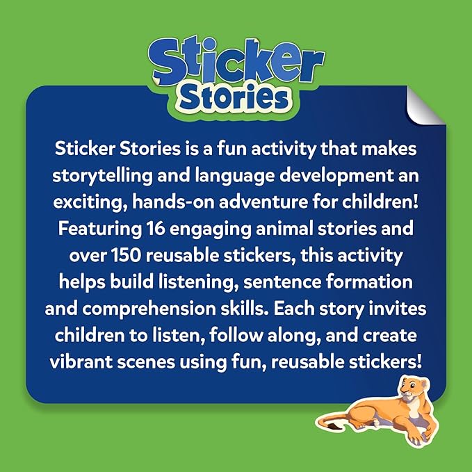 Skillmatics Activity Kit - Creative Storytelling & Skill Building with 150+ Reusable Stickers, Educational, Mess-Free Fun, Preschool & Kindergarten Toy, Gifts for Kids Ages 3, 4, 5, 6, 7