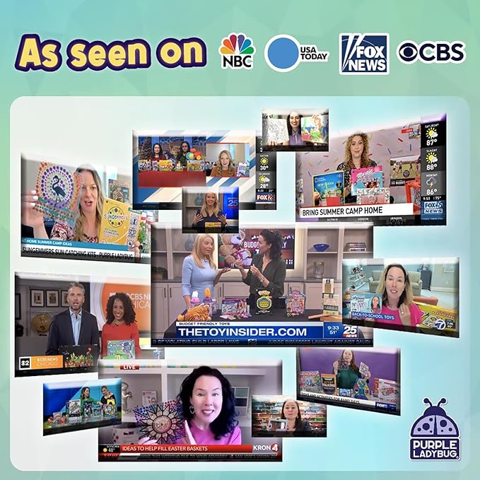 PURPLE LADYBUG Design Your Own Jewelry Box Craft Kit with Clay & Gem Stickers – Craft for Girl 8-12, Girls Arts & Crafts Age 6-8 & Up – Birthday Gift for Girls 8-10 Years Old