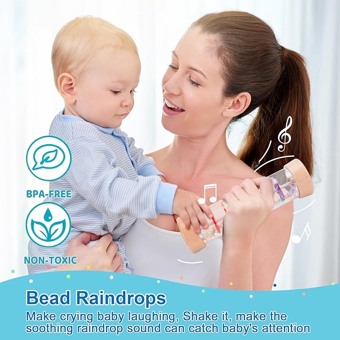 KMTJT Montessori Toys for Babies 6-12 Months, Carrot Harvest Game Wooden Toy for 1 2 3 Year Old Baby Boys and Girls, Educational Learning Shape Sorting Matching Gifts