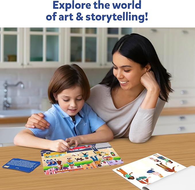 Skillmatics Activity Kit - Creative Storytelling & Skill Building with 150+ Reusable Stickers, Educational, Mess-Free Fun, Preschool & Kindergarten Toy, Gifts for Kids Ages 3, 4, 5, 6, 7