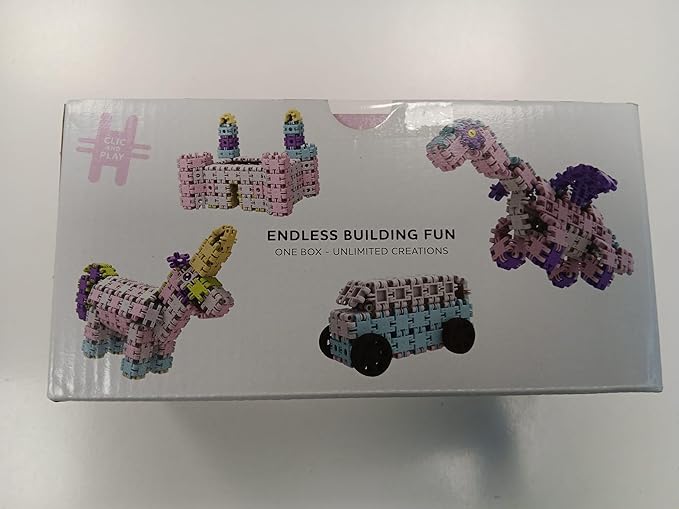 Nano Clics Fantasy Builders 250, Construction Toys for Children Ages 8 and up, Creative Educational Toys in a 250 Piece Set, Building Blocks for Girls and Boys, Durable Toys