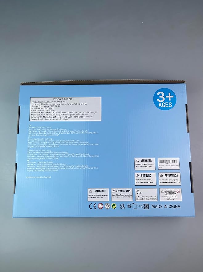 Arts and Crafts Supplies for Kids - 3000Pcs Craft Kit with Pipe Cleaners Crafts for Kids All in Art Crafting Box DIY School Supplies Materials Set Toys Gifts for Girls Boys Age 4 5 6 7 8 9 10 11 & 12