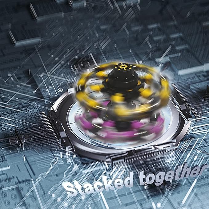 12 Pcs Fidget Spinners Toys for Kids & Adults, Deformable Robot Transformable Fingertip Spinner, Stress Relief Party Favor for Classroom Prizes, Christmas, Valentine’s Day Gift, Goodie Bag Fillers