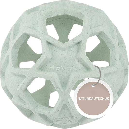 HEVEA Upcycled Star Ball Made from 100% Upcycled Natural Rubber Plant Based, Plastic-Free, Eco-Friendly, BPA-Free & FDA Approved