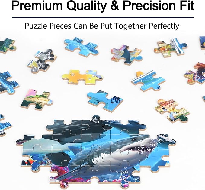 LELEMON Puzzles for Kids Ages 4-6,6 Pack 100 Piece Puzzles for Kids Ages 4-8 in a Metal Box,Educational Jigsaw Puzzles Puzzle Games Puzzle Toys for Girls and Boys