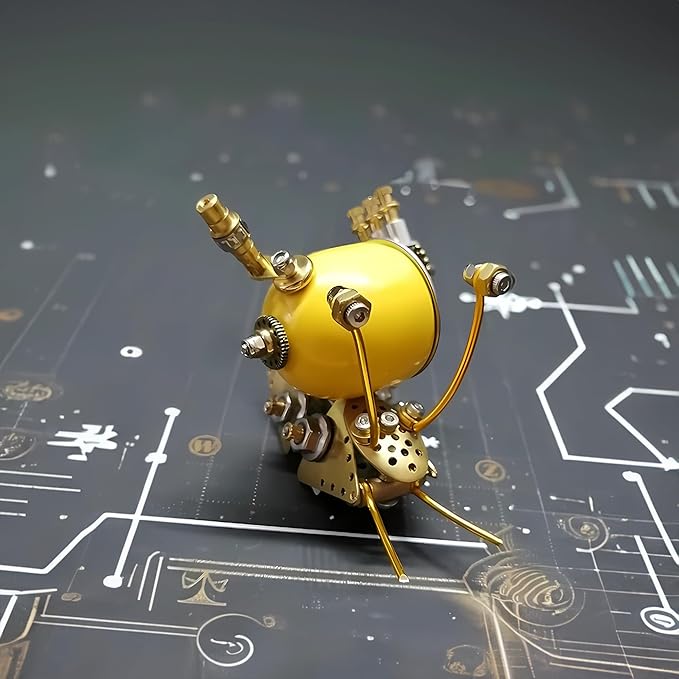 Mechanical Metal DIY 3D Insect Brass Puzzle (Snail-Y)