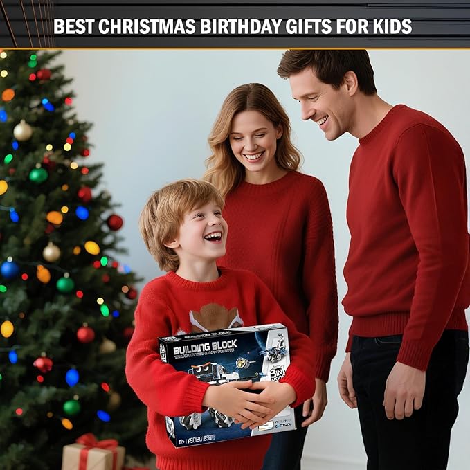 3-in-1 STEM Robot Building Kit, 856 PCS App & Remote Control Robotics Toys for Kids Age 8-12, Educational Birthday Gifts for 10-16 Years Old Boys Girls