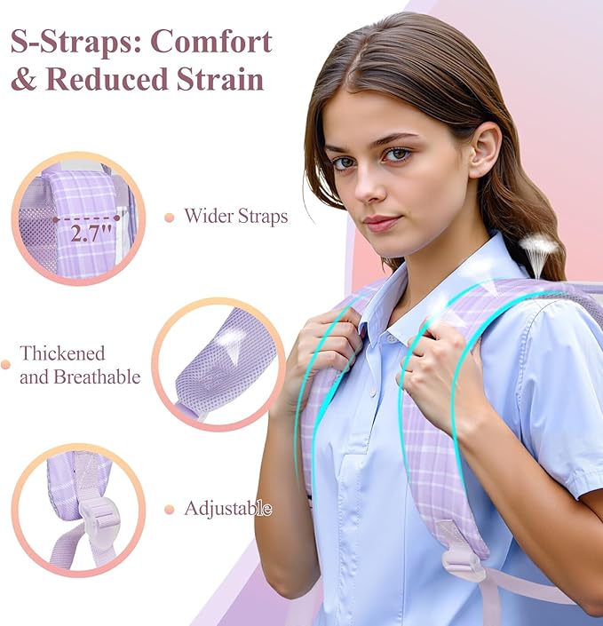 PACKISM Clear Backpack for School - 17 inch Large Heavy Duty Clear Bookbag, See Through PVC Backpacks (for age 12 above)