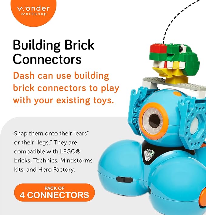 2 Dash Robot Wonder Pack Deluxe – Coding Educational Bundle for Kids 6+ - Launcher Toy, Sketch Kit Drawing, Gripper Building