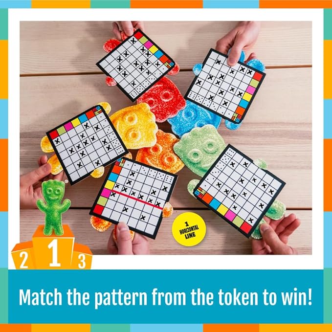Hootenanny Games Sixem: Sour Patch Kids Dice Game | Speed, Strategy & Sabotage for Game Night | Perfect for Family Games | 2-5 Players, Ages 13+