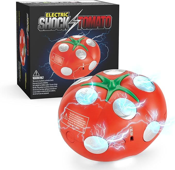Hot Potato Game for Kids,Party Games for Adults,The Funny Electric Shock Game of Shocking Tomato,Gag Gifts and Fun Party Games for Teens