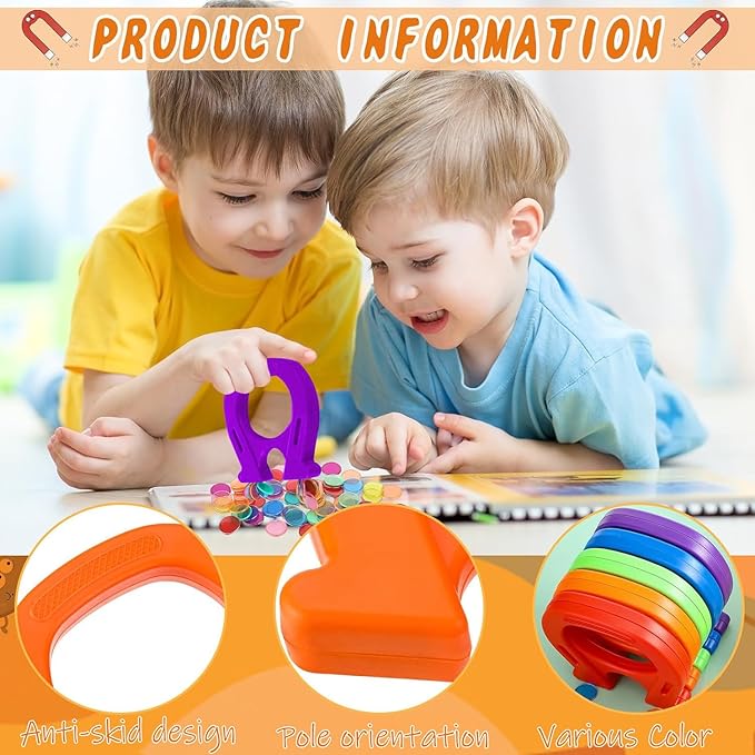Children's Magnetic Toy, Horseshoe Magnet, Exercise Children's Hands-on Skills, 6 Packs