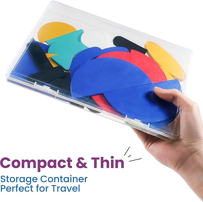 LiKee Open Ended Wooden Shape Puzzles with 36 Blocks and 60 Pattern Shapes for Toddlers 3+ Years Old, Montessori Toys Preschool Education Activity for Kids 4-8 Yrs