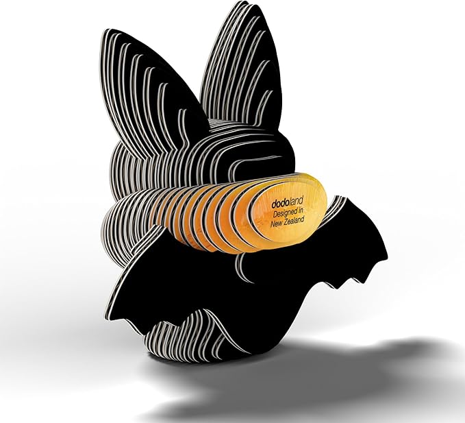 Eugy Bat 3D Puzzle, 31 Piece Eco-Friendly Educational Learning Puzzles for Kids 6+